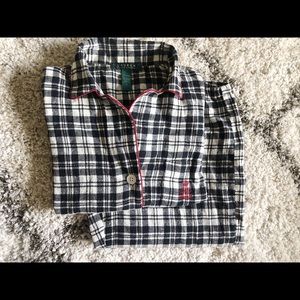 Ralph Lauren Plaid Pajama Set